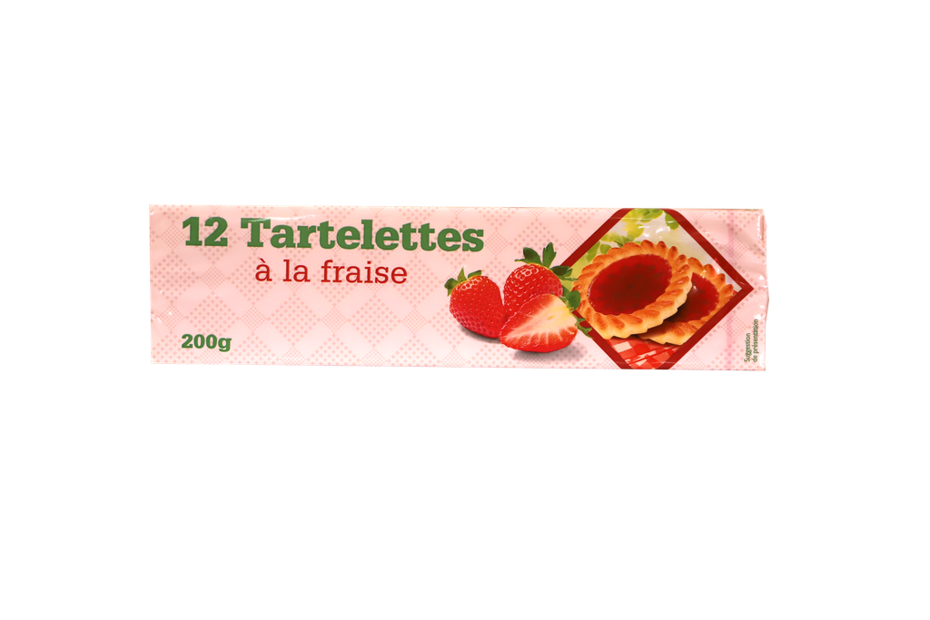 BISCUIT TARTELETTES A LA FRAISE 200G