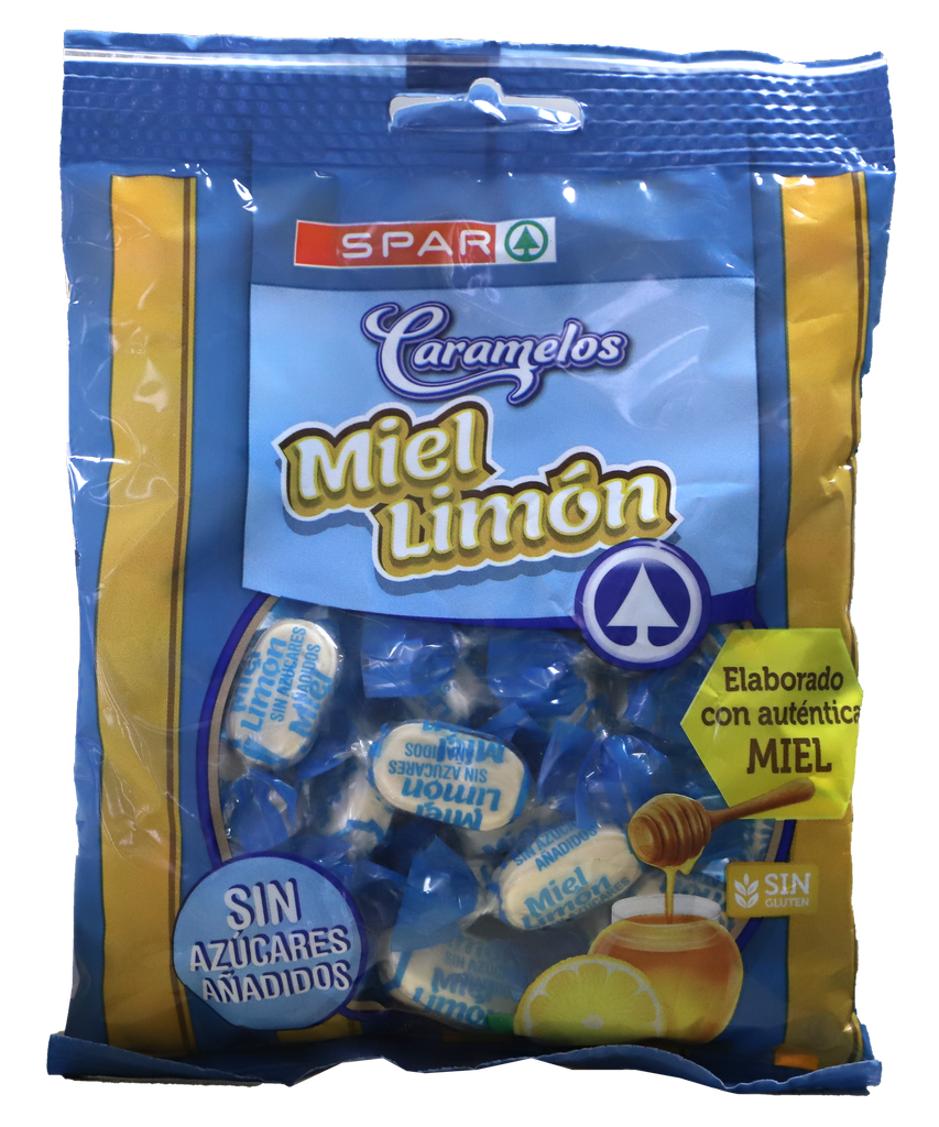 BONBON MIEL LIMON CARAMELO SPAR 90G