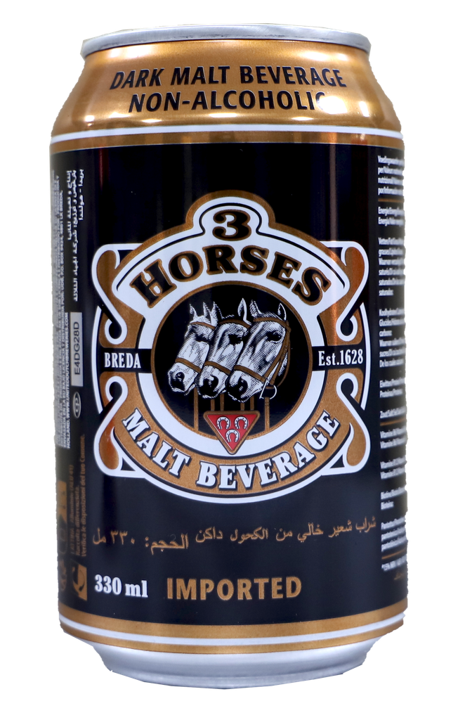 BOISSON 3 HORSES MALT 330L