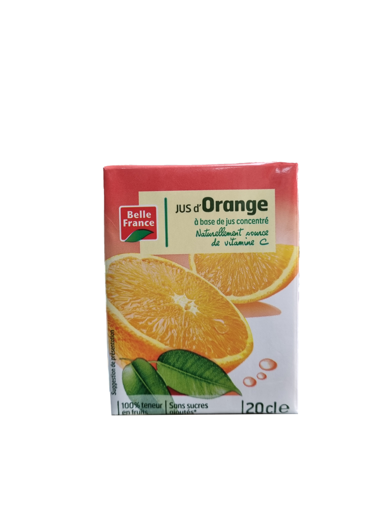 JUS PIPETTE ORANGE BELLE FRANCE 20CL