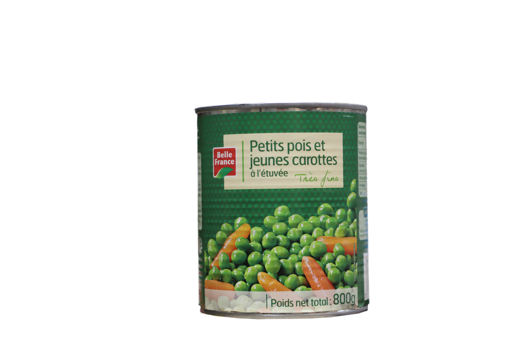 PETIT POIS CAROTTE BELLE FRANCE 800G