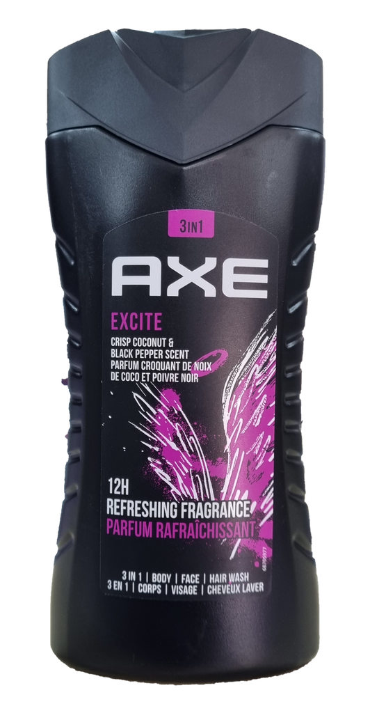 GEL DE DOUCHE AXE EXCITE 3EN1 250ML