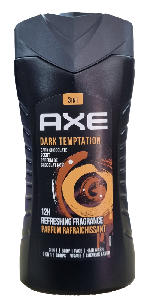 GEL DE DOUCHE AXE DARK TEMPTATION 3EN1 250ML