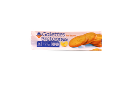 BISCUITS GALETTES BRETONNES PUR BEURRE LEADER PRICE 125g