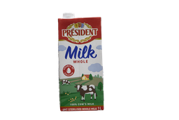 LAIT ENTIER PRESIDENT BRIQUE 1L